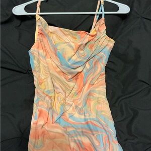 Colorful going out dress